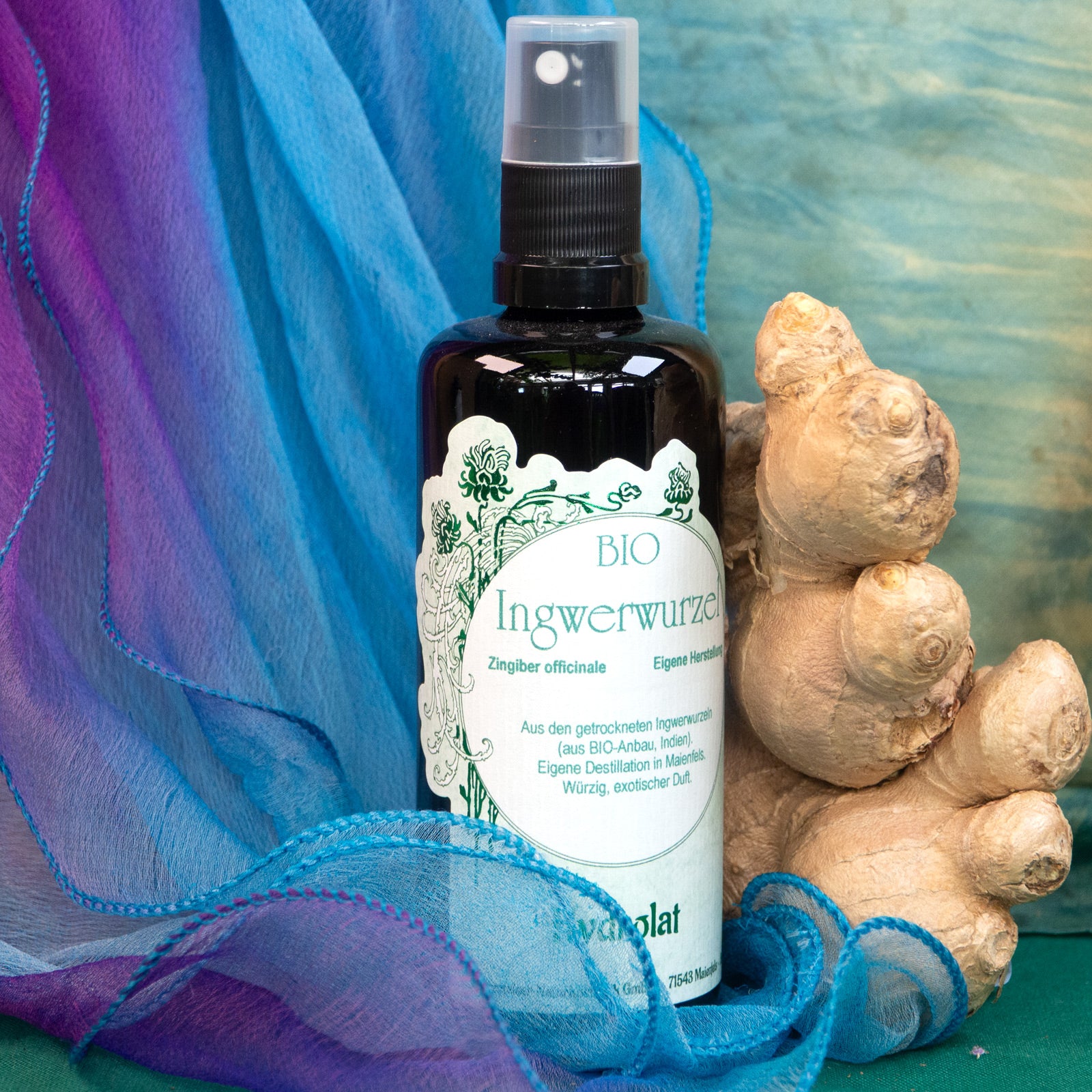Hydrolat mit Ingwerwurzel 