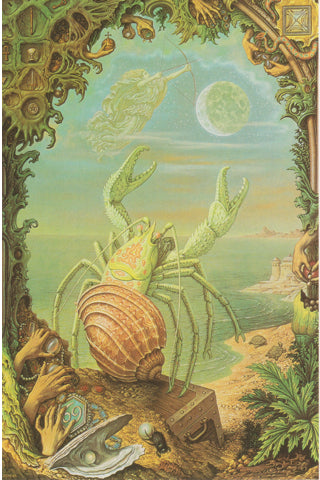 Sternzeichenkarte Krebs