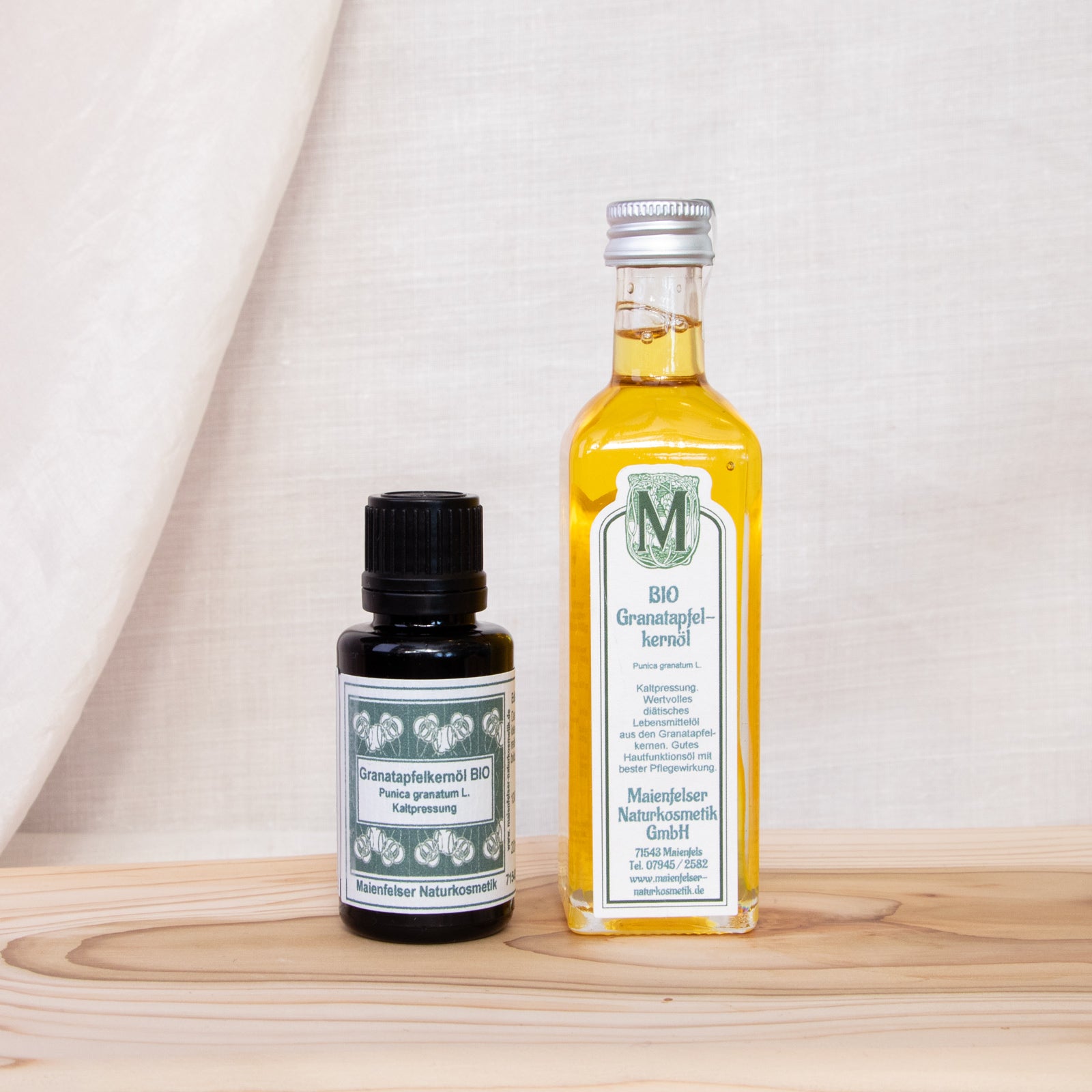 Granatapfelkernöl pur gepresst BIO