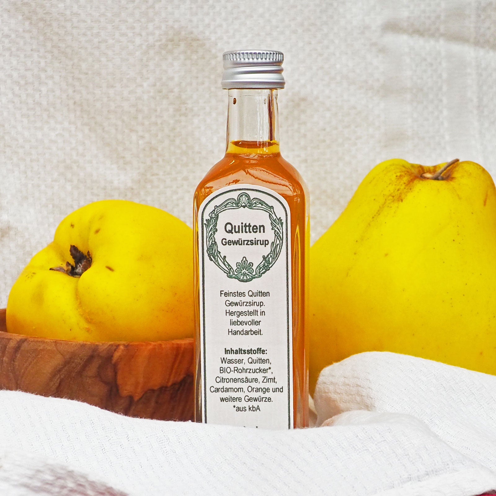 Quitten Gewürzsirup Bio (60ml)